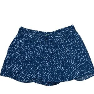 LC Lauren Conrad Navy Polka Dot Shorts